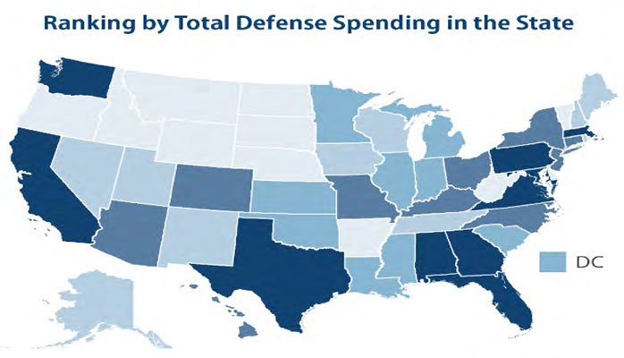 Defense Spending by State – Report Released
